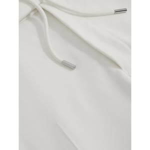 REISS Found Slim Fit Stretch Relaxed-Fit Drawstring Trousers in White